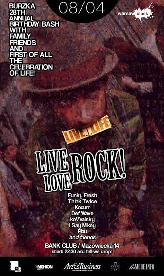 WARSAW BLACK: LIVE! LOVE! ROCK!